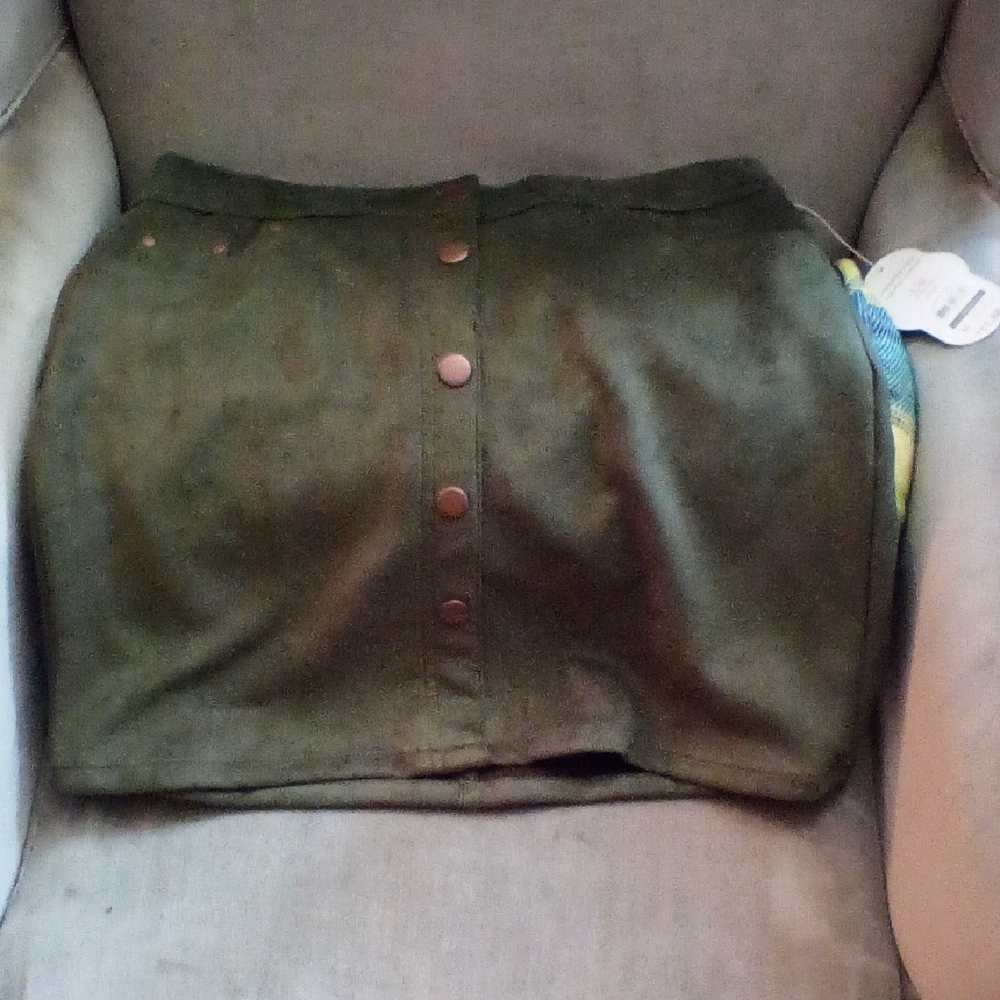 Wonder Nation Green Mini Pencil Skirt Casual